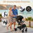 Light Compact Travel Stroller 13.6Lbs For Baby,Black-128840696