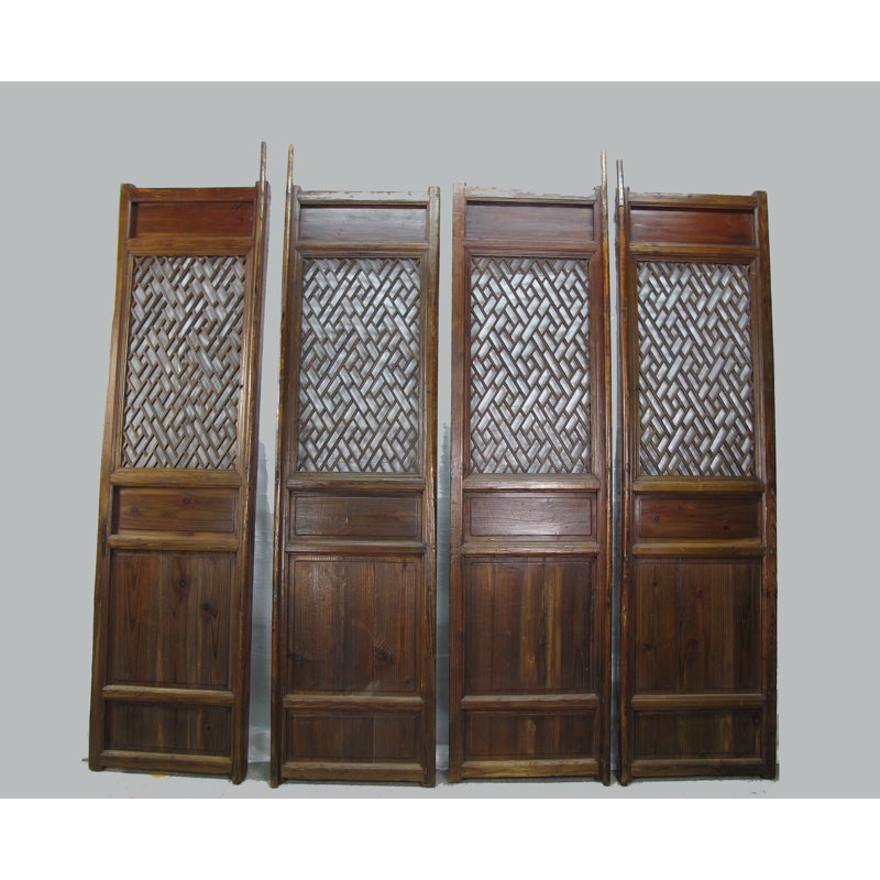 Porte moustiquaire pivotante en bois teinté Asian Classic