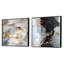Leiston - Ensemble de 2 collages abstraits carrés-101859405-101859402