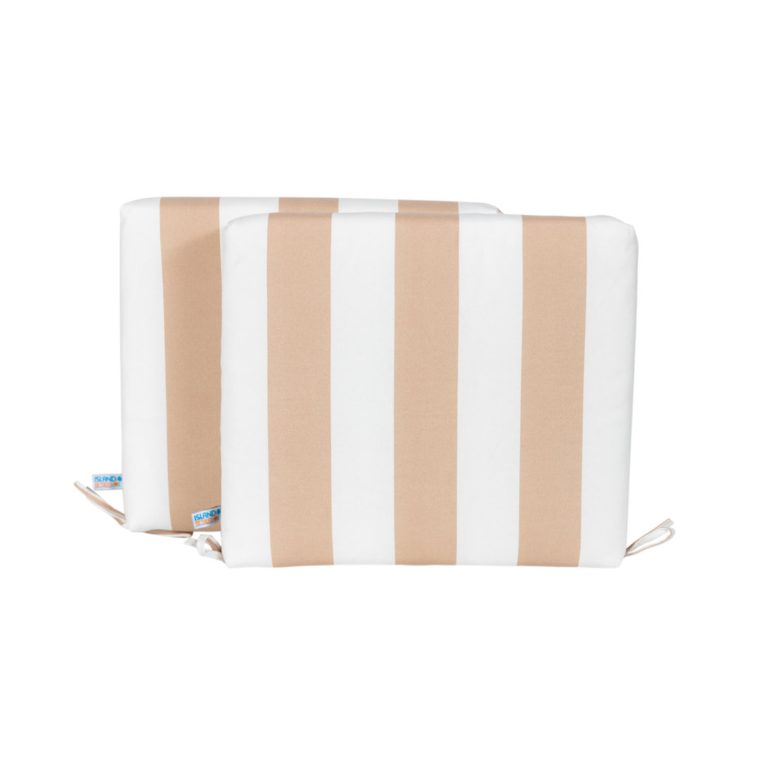 Outdoor 3'' Seat Cushion (Set of 2) Island Retreat 