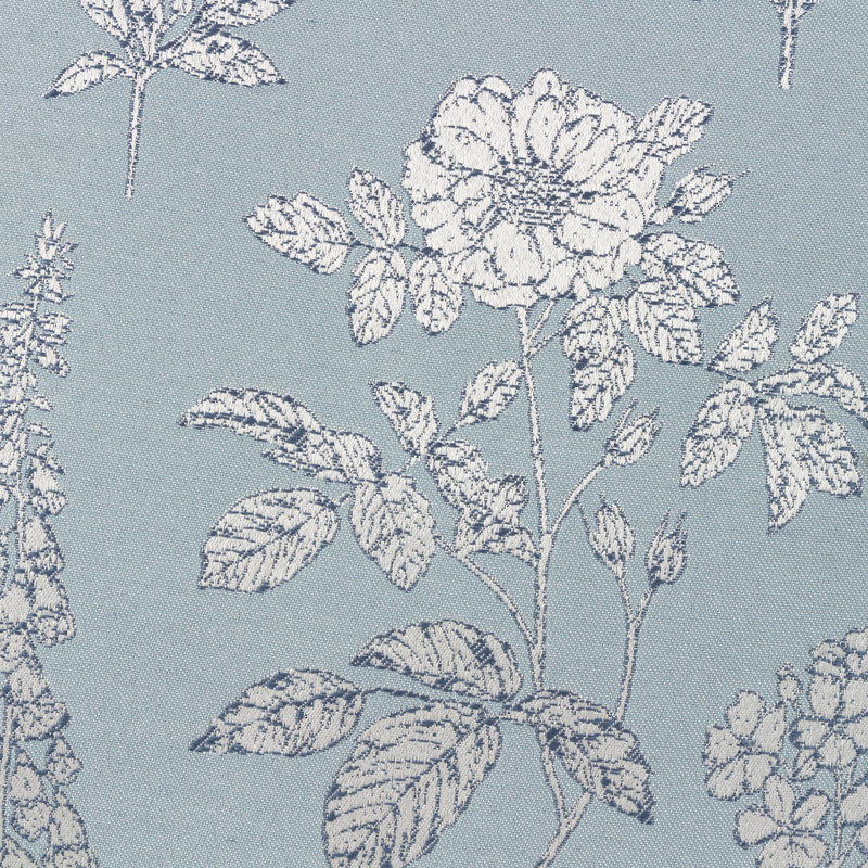 Salihah Floral Square Throw Pillow Cover, Blue