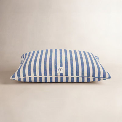 Striped Cotton Pet Bed