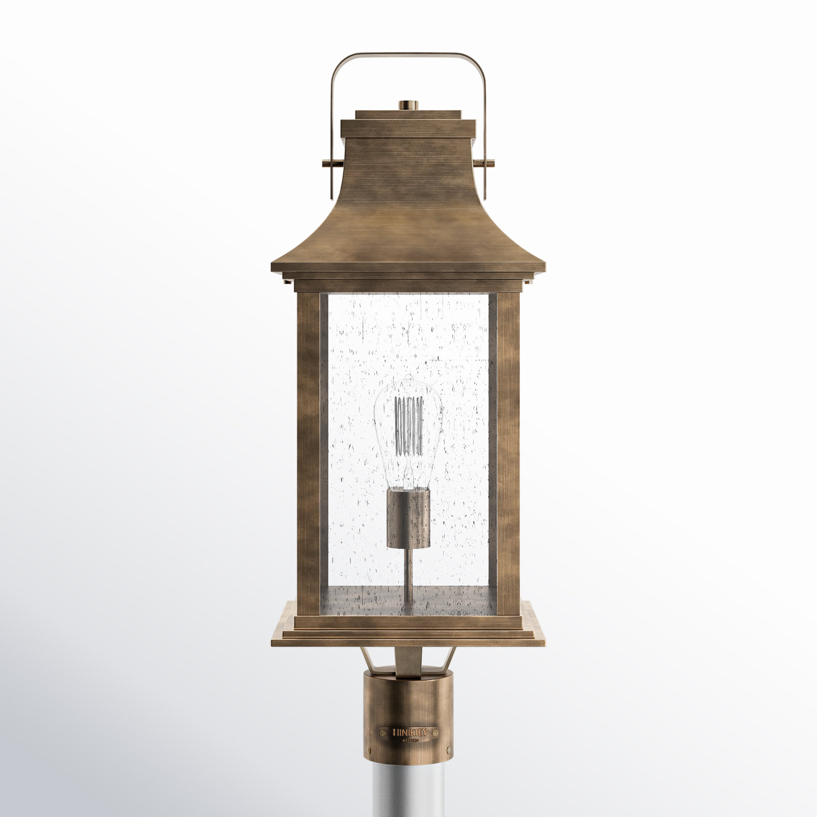 Sereia Seeded Outdoor Lantern Head, Burnished Bronze