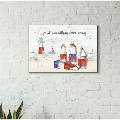 «Coastal Buoys II» par Anne Tavoletti, impression sur toile tendue