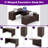 U-Shaped Executive Desk With File Cabinets-2120233464