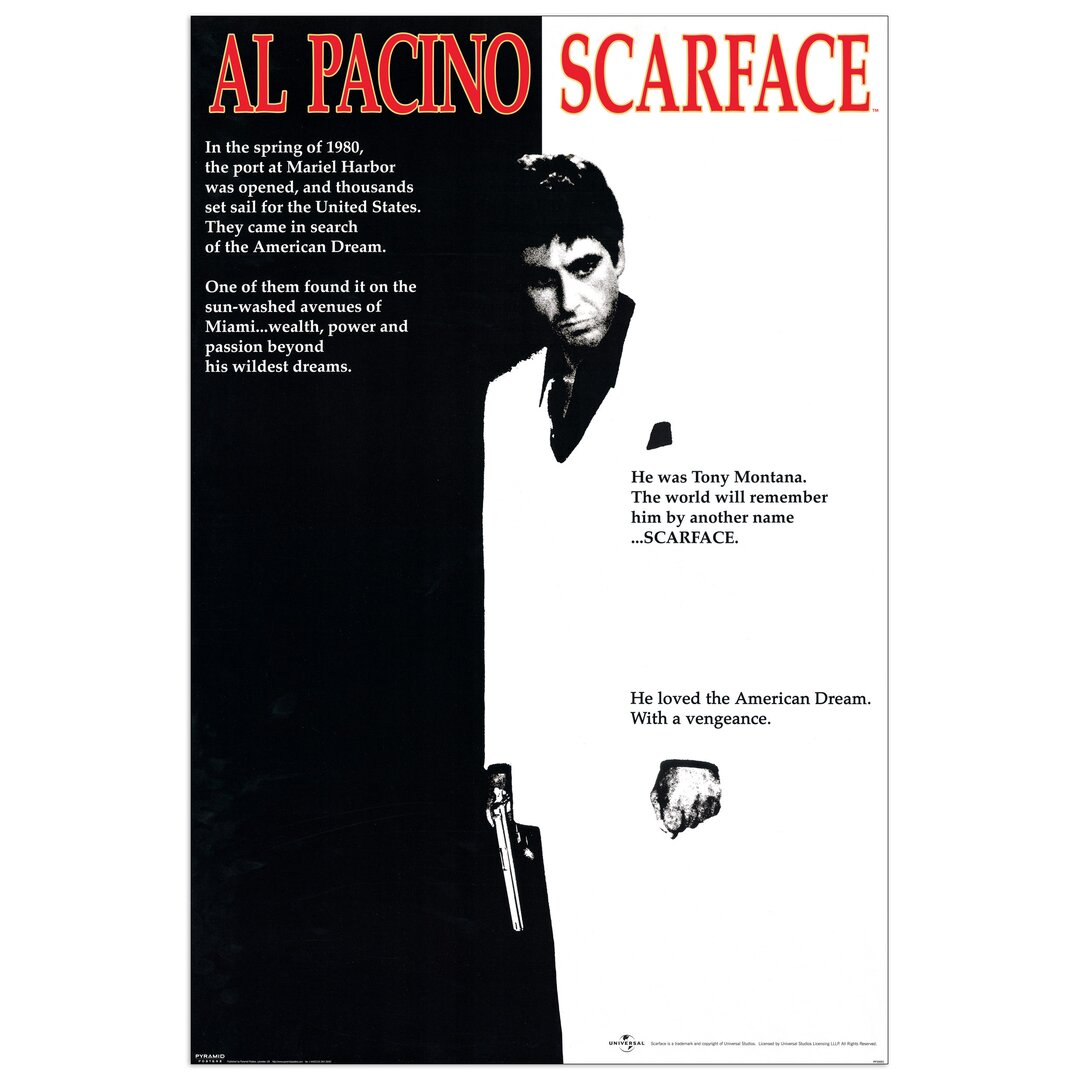 Paneel Scarface, Retro-Werbung