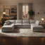 Canapé modulaire rembourré 8 pièces Nuccio
