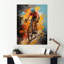 Vélo «Bold Rides I» - reproduction d'art en métal-329926122