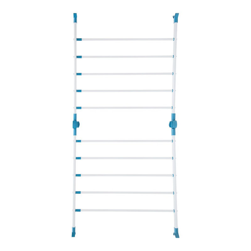 BLACK+DECKER Extendable Over Bath Airers, Blue/White