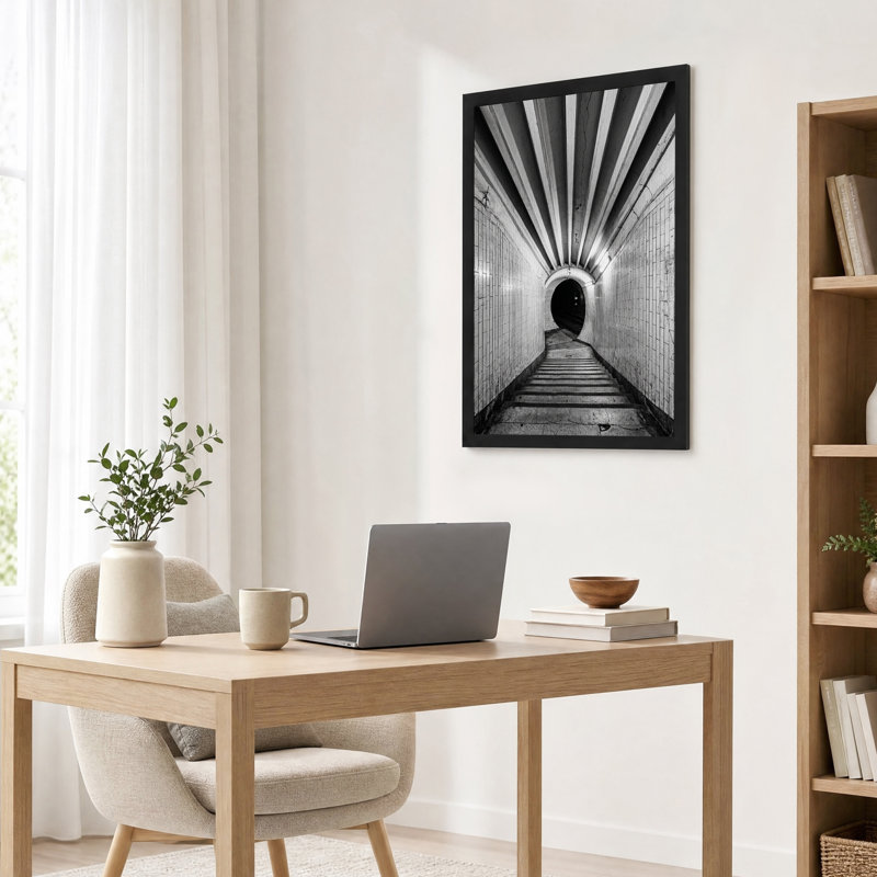 Art mural sur toile en béton noir et blanc, H 18 po x l 12 po
