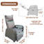 Essence Recliner Patio Chair With Cushion-841133796