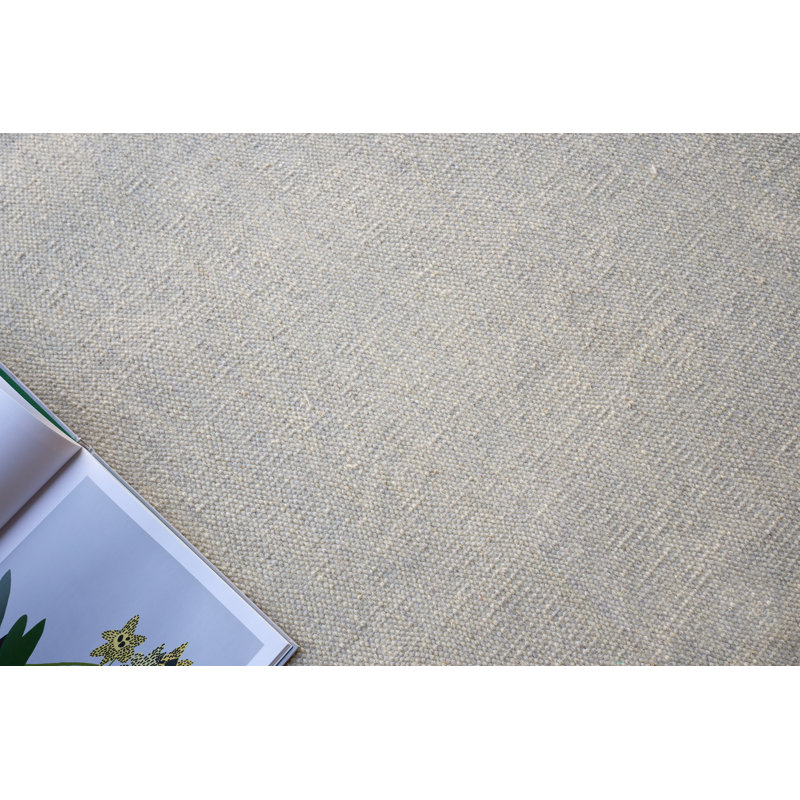 Chelsea Flatweave Wood Area Rug, Rectangle 9' x 12', Silver