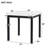 Samson 5-Piece Counter Height Faux Marble Dining Set with Velvet Chairs-2124228827