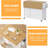 Rolling Kitchen Island On Wheels, Kitchen Island Cart with Drop Leaf Countertop-2089045935