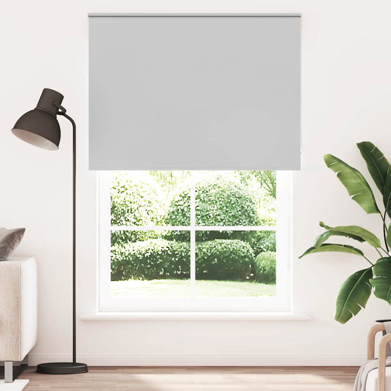 Roller Blind, Light Grey, 165cmW x 210cmL