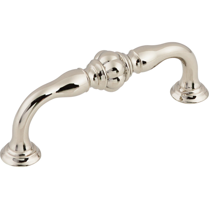 Allington Bar pull, Polished Nickel, 3 3/4" Center to Center
