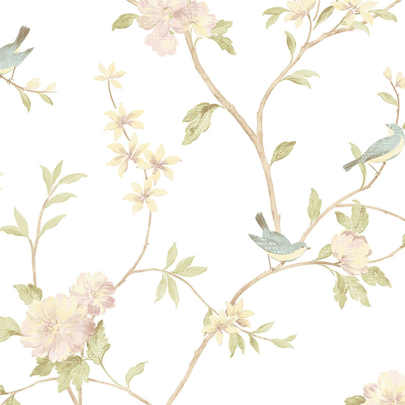 Tynan Floral Roll, Blue/Yellow