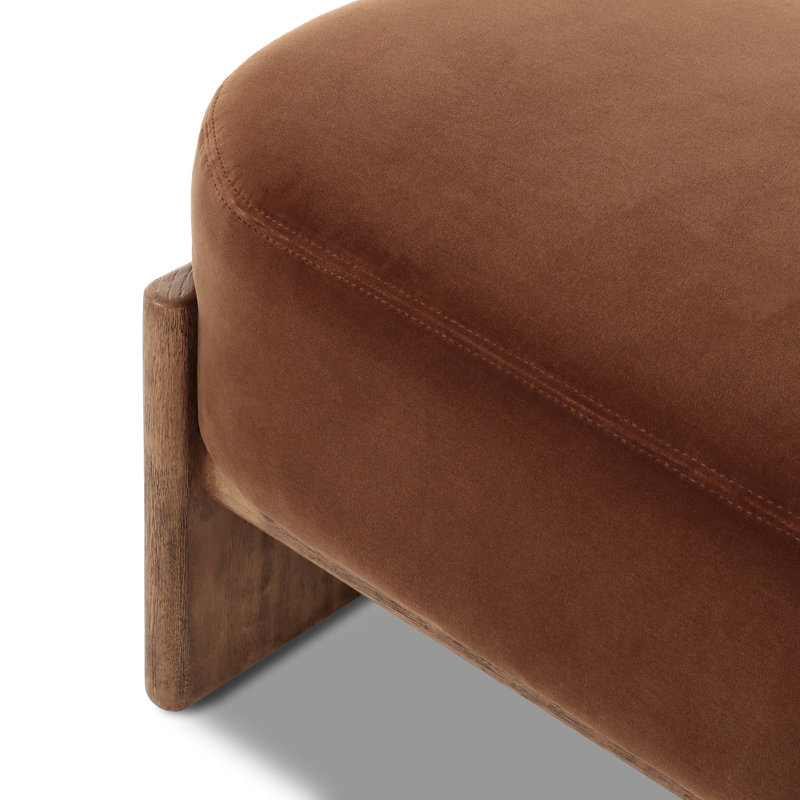 Kirby Upholstered Bench, Surrey Ochre