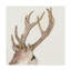 « gilded cerf », reproduction de peinture à l’acrylique sur toile tendue-31870318