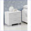 Table de chevet blanche Lorimar