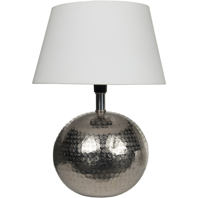 Lampe de table en acier inoxydable 11 po Corundum
