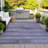 Machine Washable Indoor/Outdoor Xhevrie Plum Rug-111822150