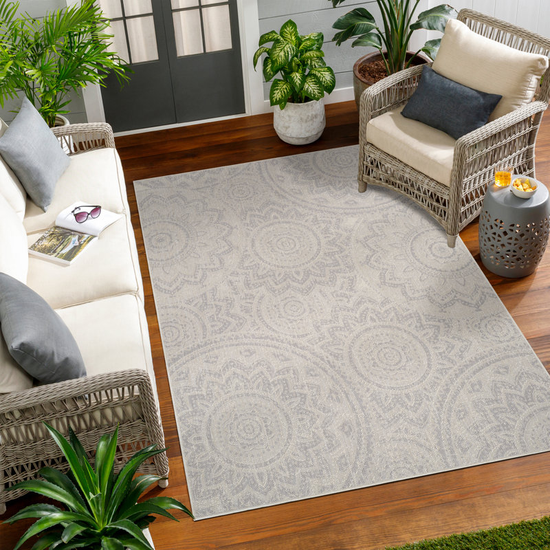 Ashfaq Area Indoor/Outdoor Rug, Rectangle 160 x 213cm