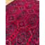 Tapis en laine et coton rouge noué à la main Original