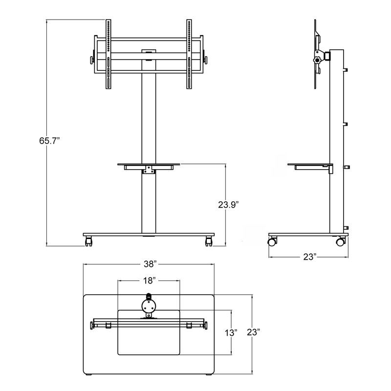 Hokku Designs Multi-Screen Single Screen Electronic Mount