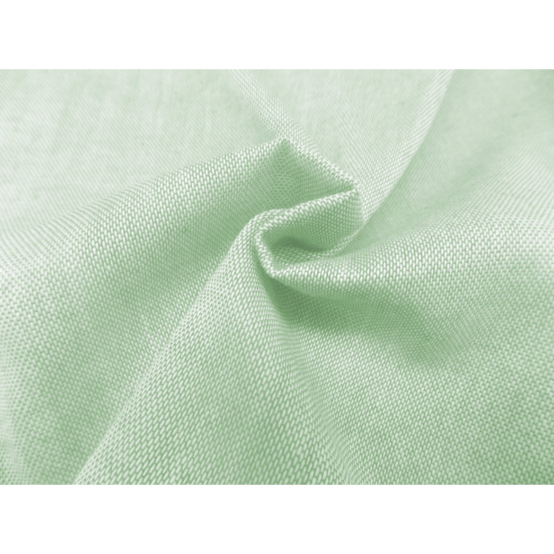 Sunday, multi -band scarf, semi -transparent, Mint, 142cm Width x 295cm Drop