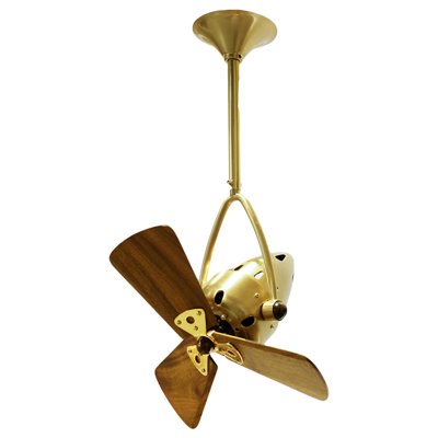 16" Jarold Directional 3 - Blade Ceiling Fan with Wall Control