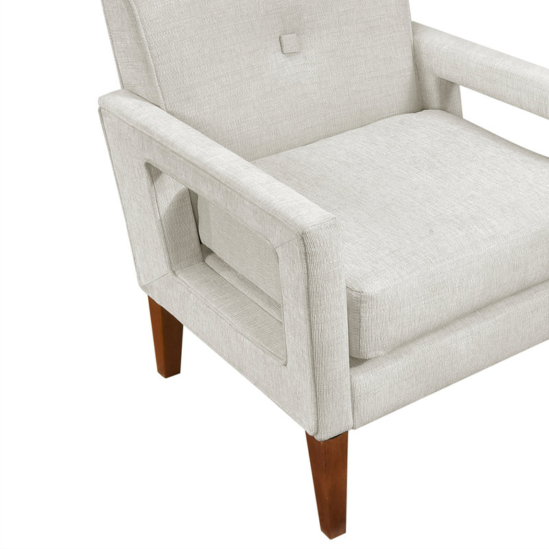 Fauteuil 1 pièce Modern Living Chenille, Beige