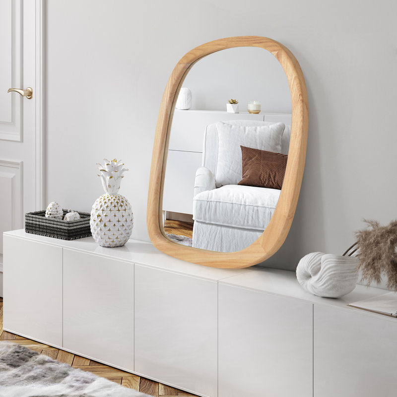 Bentely Irregular Wall Mirror, Natural