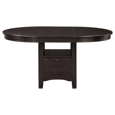 Damian Oval Counter Height Table Espresso