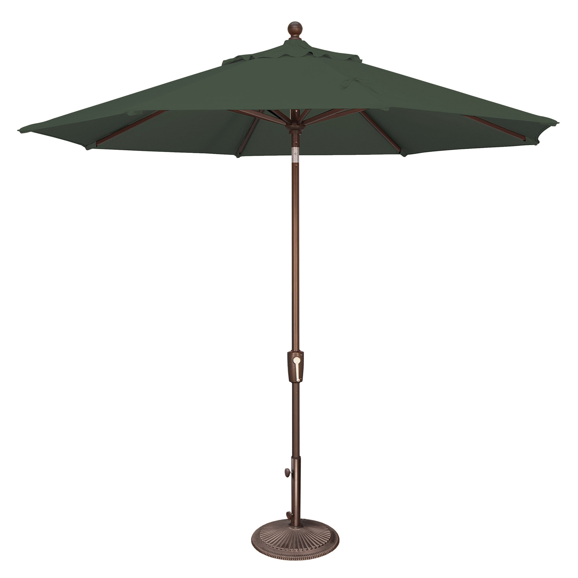 Canela 108'' Market Sunbrella® Umbrella, Granite Sunbrella®, Bronze