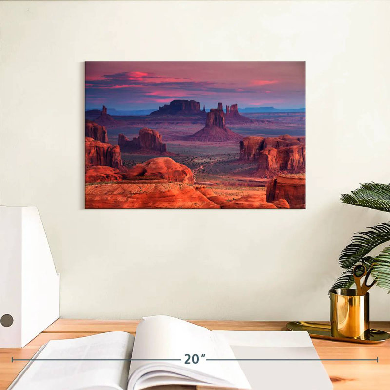 Hannes Monument Valley, paysage désertique, H 8 po x l 12 po