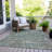 Machine Washable Indoor/Outdoor Xhevrie Taupe Rug-1437041393