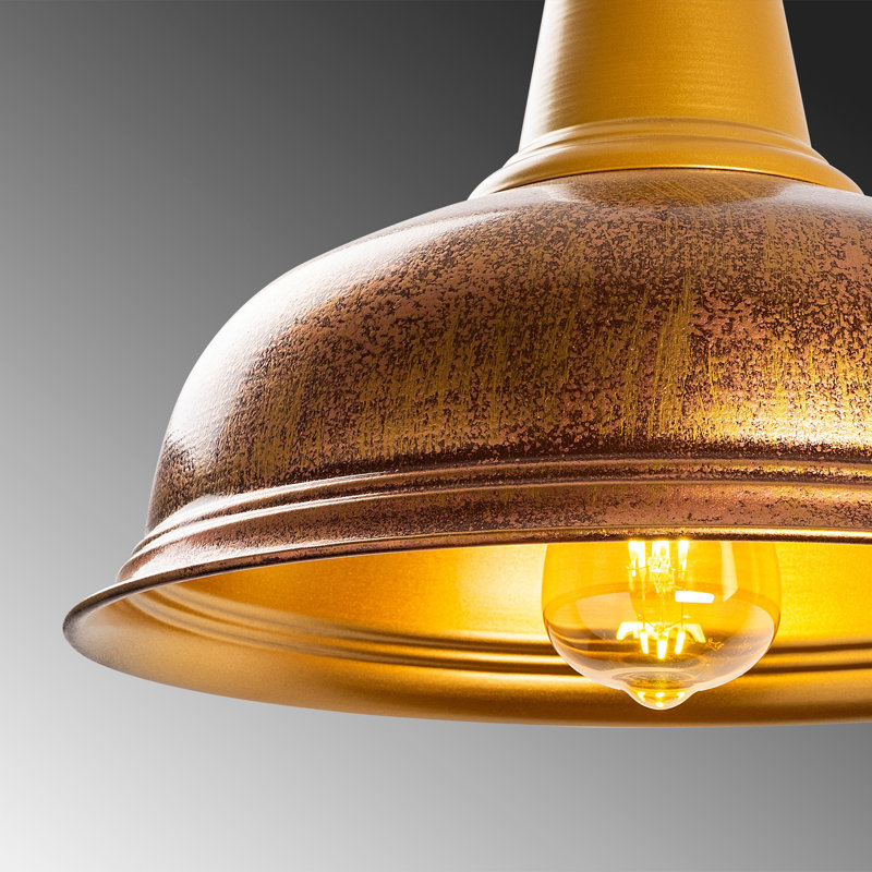 Luminaire suspendu en forme de dôme à 1 lumière Arine