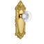 Grandeur Grande Victorian Plate Passage with Bordeaux Crystal Door Knob-1306090202-1302148129
