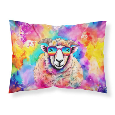 Art Print Fabric Standard Pillowcase, Vibrant Artistic Design, Breathable Moisture-Wicking, Low Maintenance Easy Care Pillow Cover