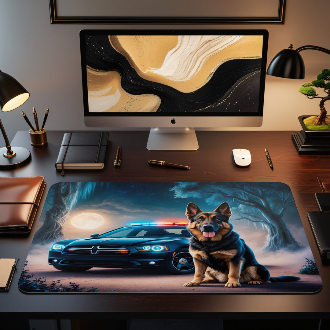 German Shepherd K9 Desk Mat
