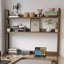 Bureau en bois massif en L noyer clair-109542601-109542603