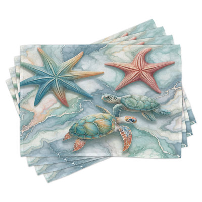 Polyester No Pattern Rectangle Placemat