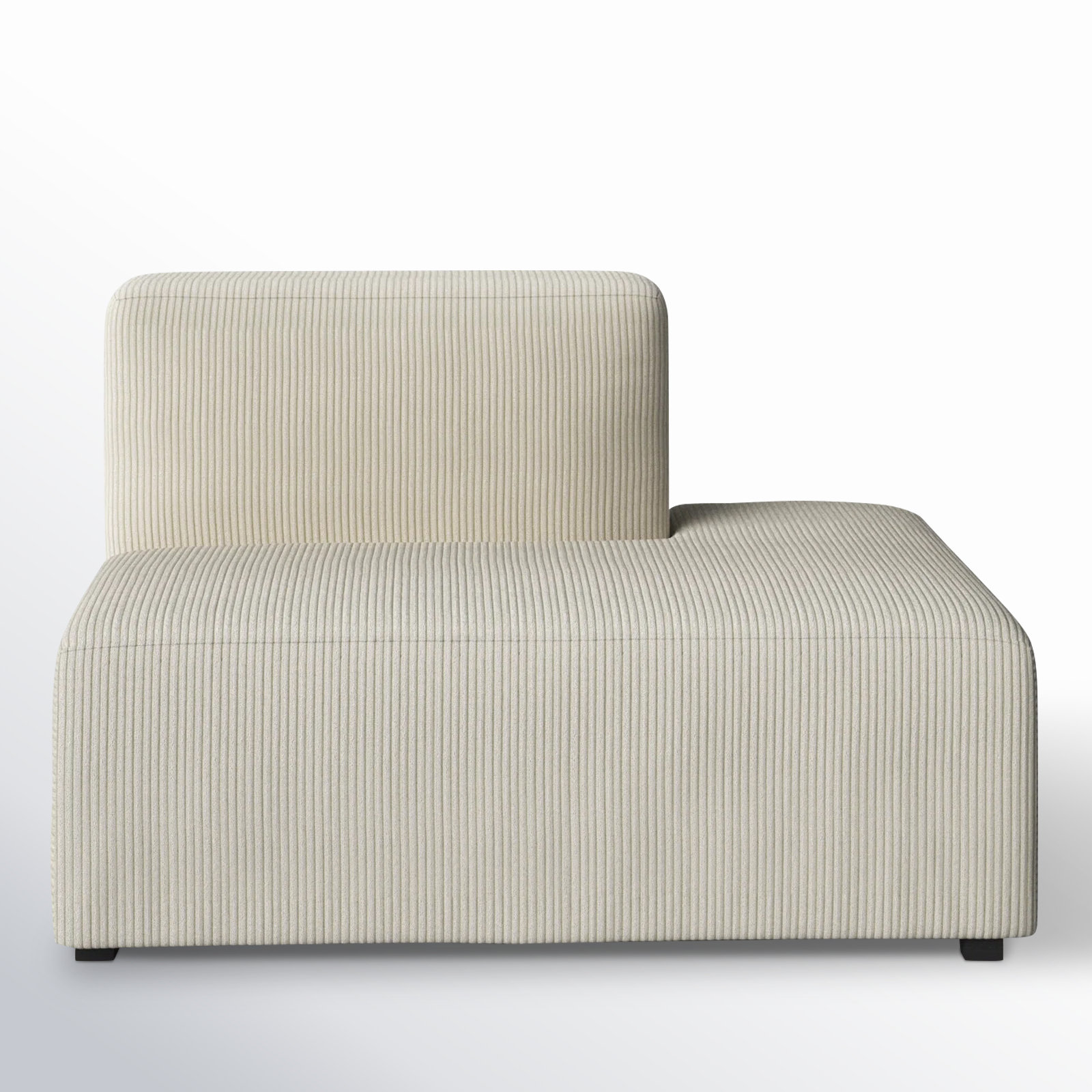 Winnie Upholstered Chaise Lounge, Right Arm Chaise