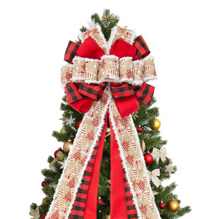 Red Velvet - 4 Loop Bow - Commercial Holiday Decorations