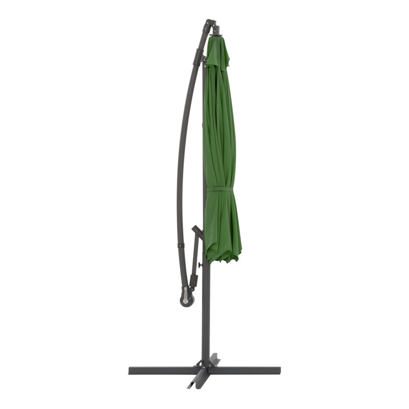Parasol en porte-à-faux 9 pi 6 po Akosha, Vert forêt