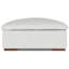 Repose-pieds en tissu gris performance Jasmine