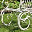 Chaise berçante d'extérieur en métal Dominy-1670504280