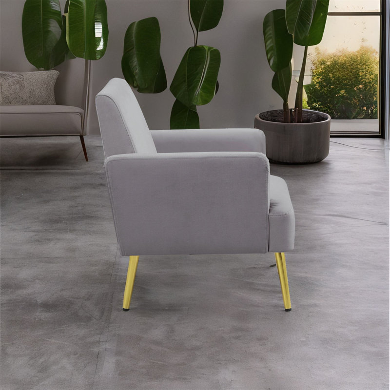 Fauteuil de 25,5 po Mareen, gris