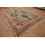 Tapis vert en coton 12 pi 2 po x 9 pi 1 po One-of-a-Kind